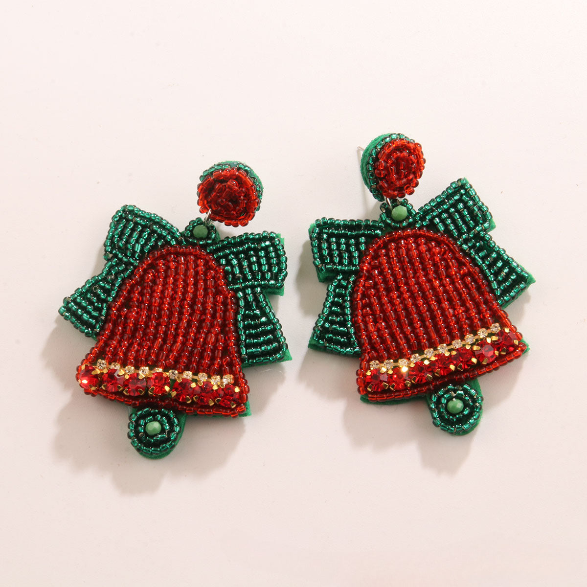 Wholesale New Rice Beads Fashionable Temperament Creative Christmas Style Rice Beads Earrings